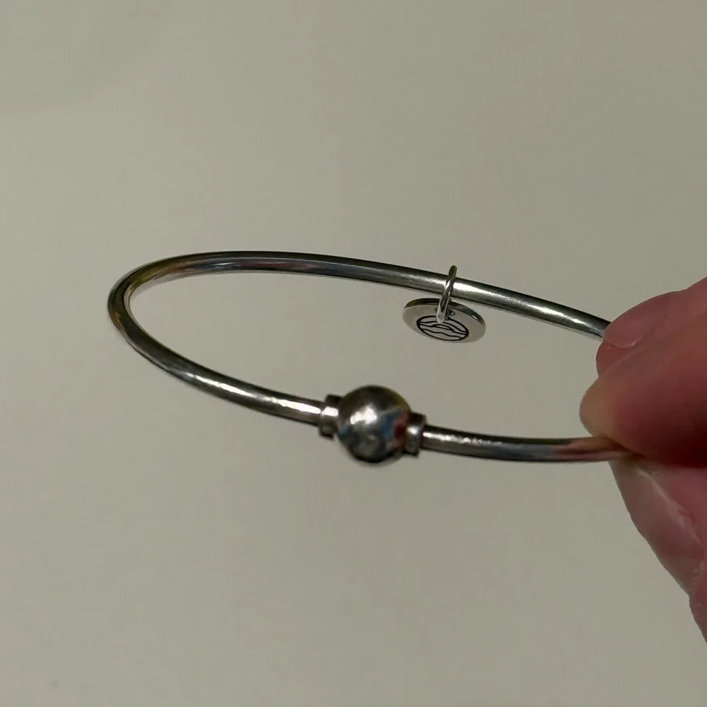 Cape Cod Silver Single Ball Bracelet Size 6.5 - Picture 6 of 6